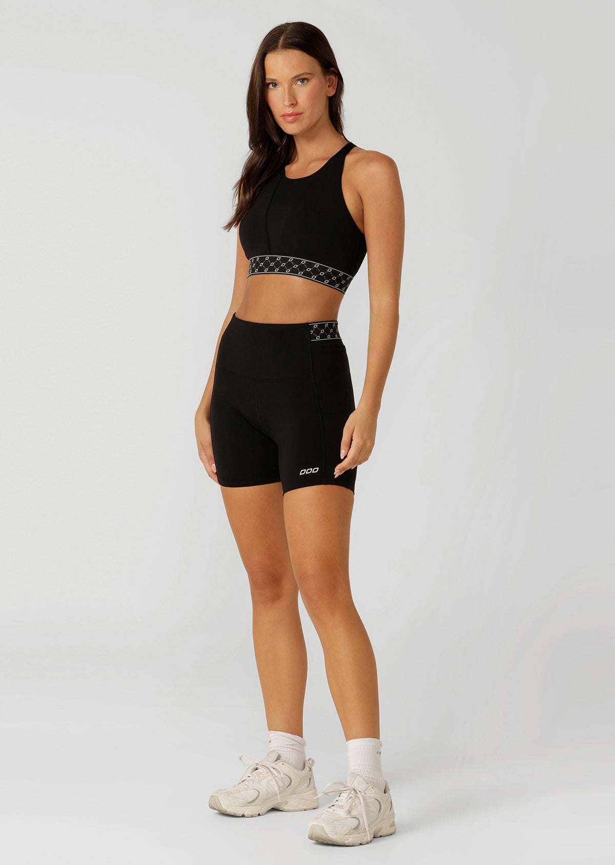 Lorna Jane Stand Out High Support Sports Bra - Recycled Black