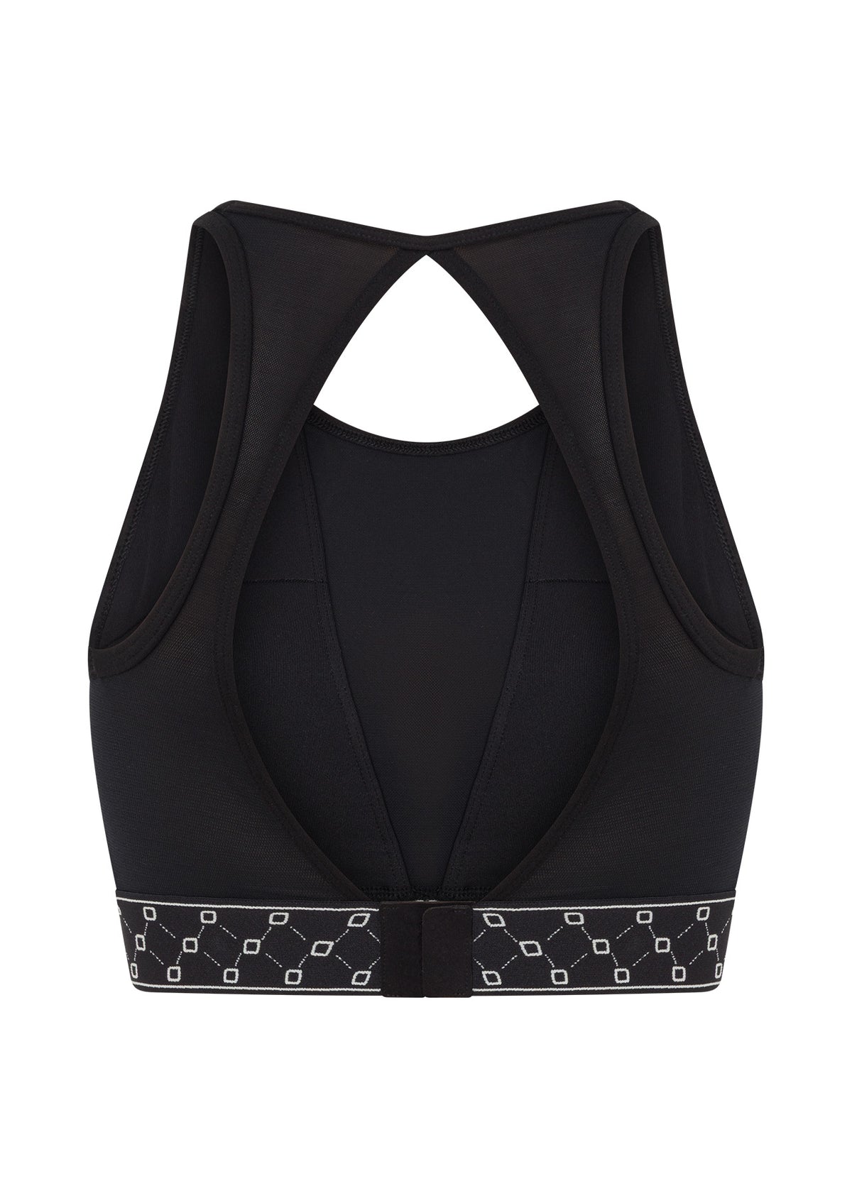 Lorna Jane Stand Out High Support Sports Bra - Recycled Black