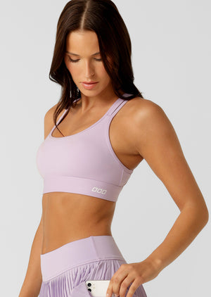 Lorna Jane Train Hard Max Support Sports Bra - Dusty Lilac