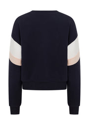 Lorna Jane Soft Touch College Lounge Sweat - Midnight Blue