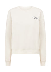 Lorna Jane Cosy Lounge Sweatshirt - Porcelain