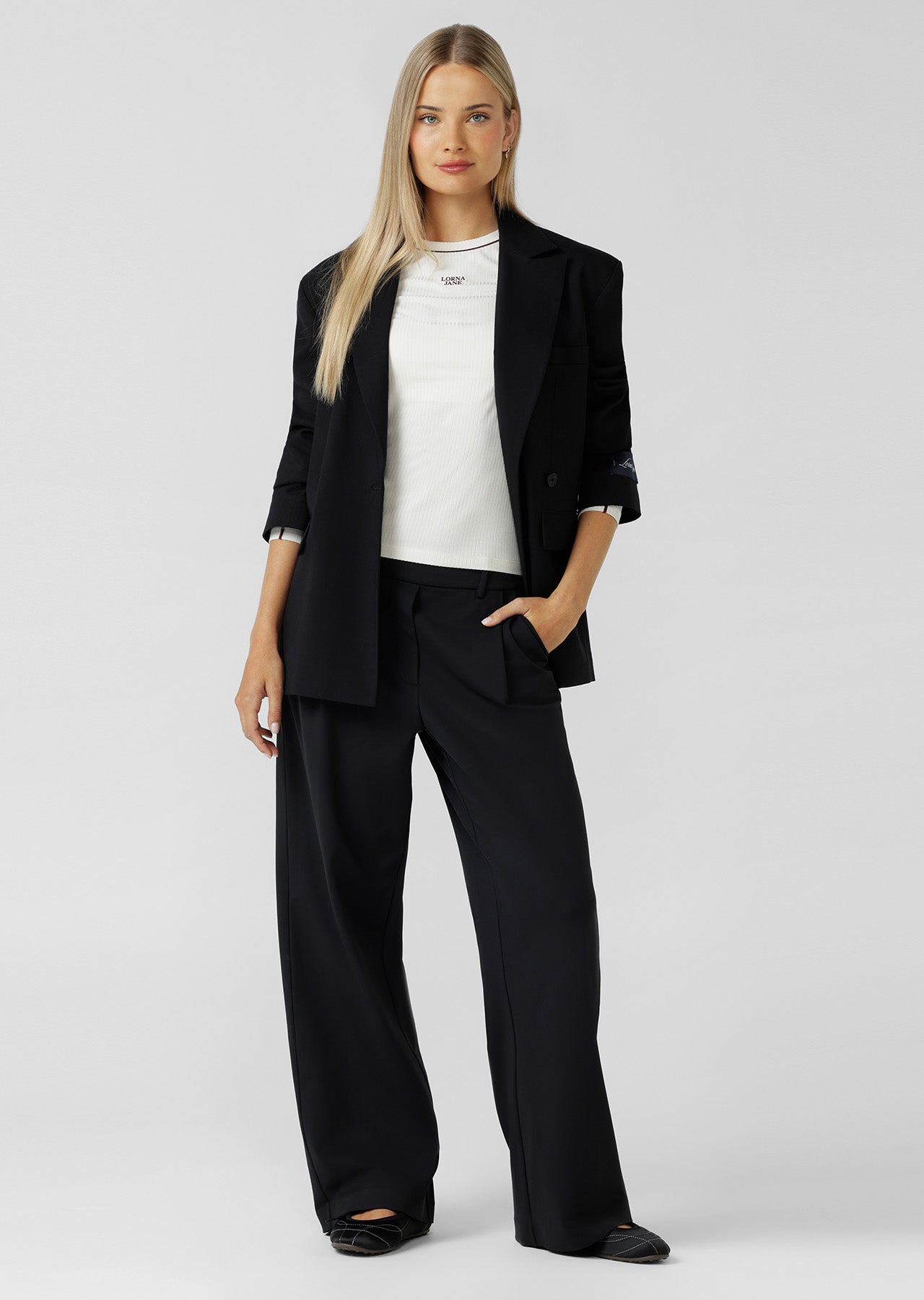 Lorna Jane Effortless Blazer - Black