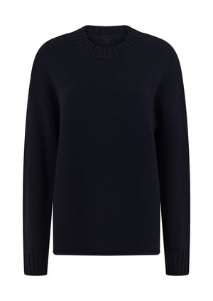 Lorna Jane Coastline Knit Jumper - Midnight Blue