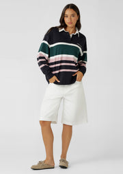Lorna Jane Offshore Heritage Polo - Heritage Stripe