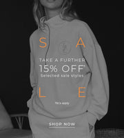 Sale - take a further 15% off selected sale styles - T&Cs Apply - Shop Now