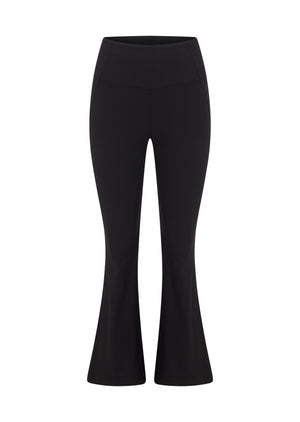 Lorna Jane Irresistible Stomach Support Rib Flared Leggings - Black