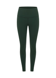 Lorna Jane Limited Edition Lotus No Chafe Ankle Biter Leggings - Fig Green