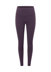 Lorna Jane Limited Edition Lotus No Chafe Ankle Biter Leggings - Midnight Plum