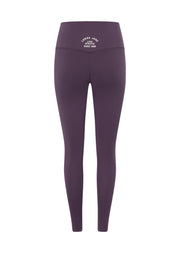 Lorna Jane Limited Edition Lotus No Chafe Ankle Biter Leggings - Midnight Plum