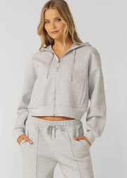 Lorna Jane Performance Tech Hoodie - Grey Marl