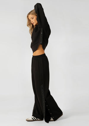 Lorna Jane Snap To It Wide Leg Pants - Black