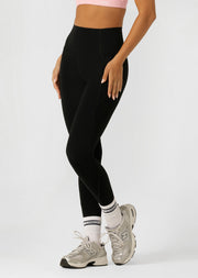 Lorna Jane Sculpt 2 Pocket No Chafe Full Length Leggings - Black