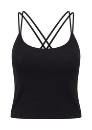 Lorna Jane Irresistible Rib Bra Tank Combo - Black