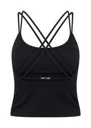 Lorna Jane Irresistible Rib Bra Tank Combo - Black