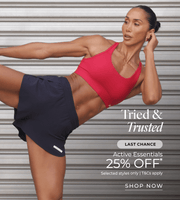 Tried & Trusted. Last Chance | Active Essentials 25% Off* Selected styles only. T&Cs Apply - Shop Now