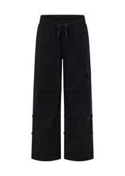 Lorna Jane Flashdance Wide Leg Cargo Pants - Black