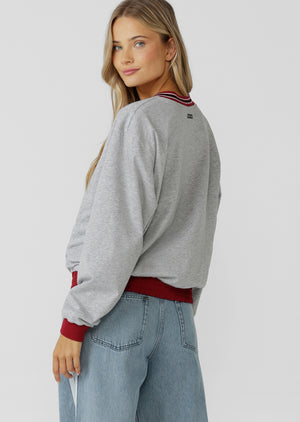 Lorna Jane Home Run V Neck Popover - Dark Red