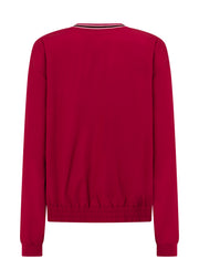 Lorna Jane Home Run V Neck Popover - Dark Red