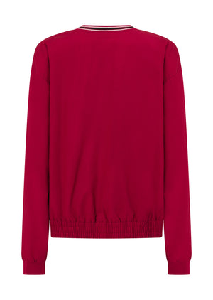 Lorna Jane Home Run V Neck Popover - Dark Red