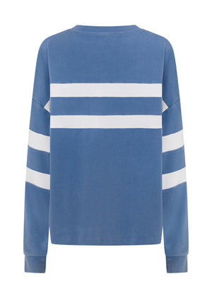 Lorna Jane Campus Oversized Washed Lightweight Sweat - Washed Cosmic Dust