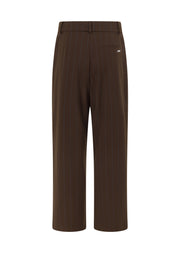 Lorna Jane The Everything Pinstripe Pants - Espresso Pinstripe