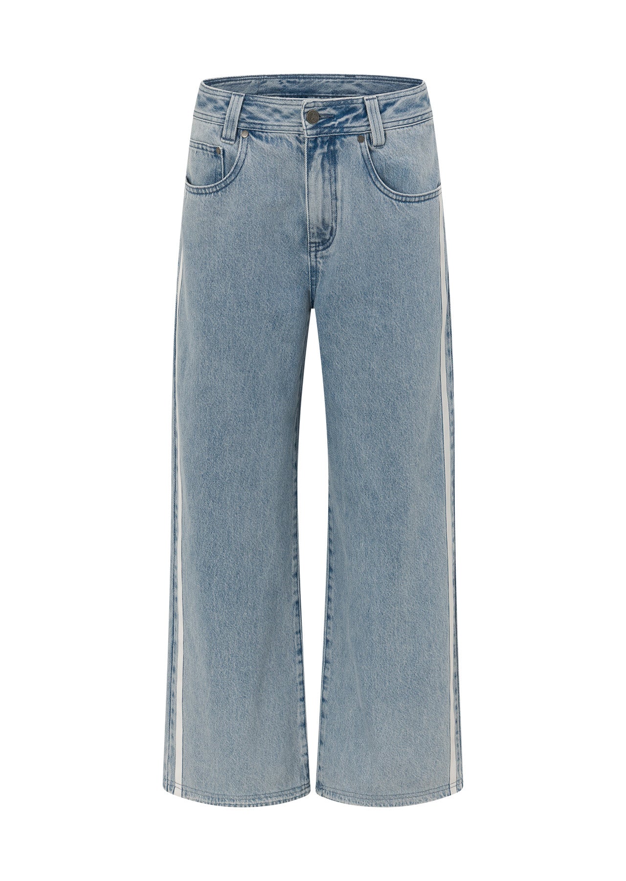 Lorna Jane Nostalgia Light Wash Denim Pants - Light Blue Washed Denim