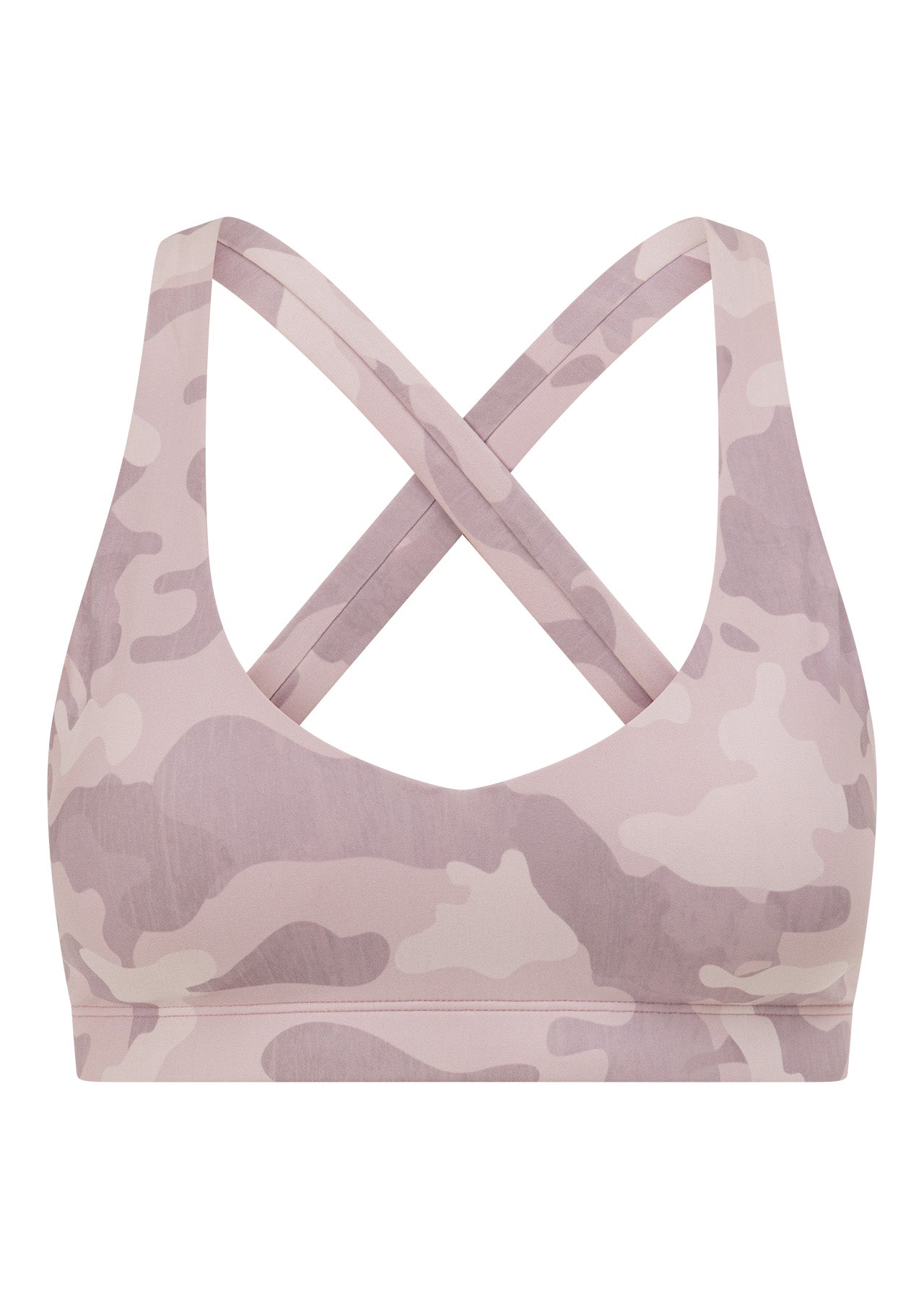 Lorna Jane Cute In Camo Sports Bra - Pink Camo Print