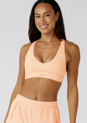 Lorna Jane Limited Edition Lifted Sports Bra - Pale Peach
