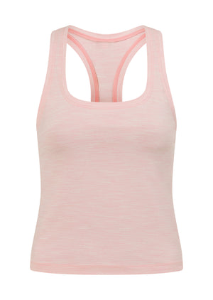 Lorna Jane Sculpt Marl Active Tank - Enchanted Pink Marl