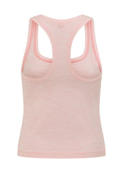 Lorna Jane Sculpt Marl Active Tank - Enchanted Pink Marl