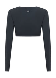 Lorna Jane Wrap It Up Long Sleeve Bra Top - Canyon