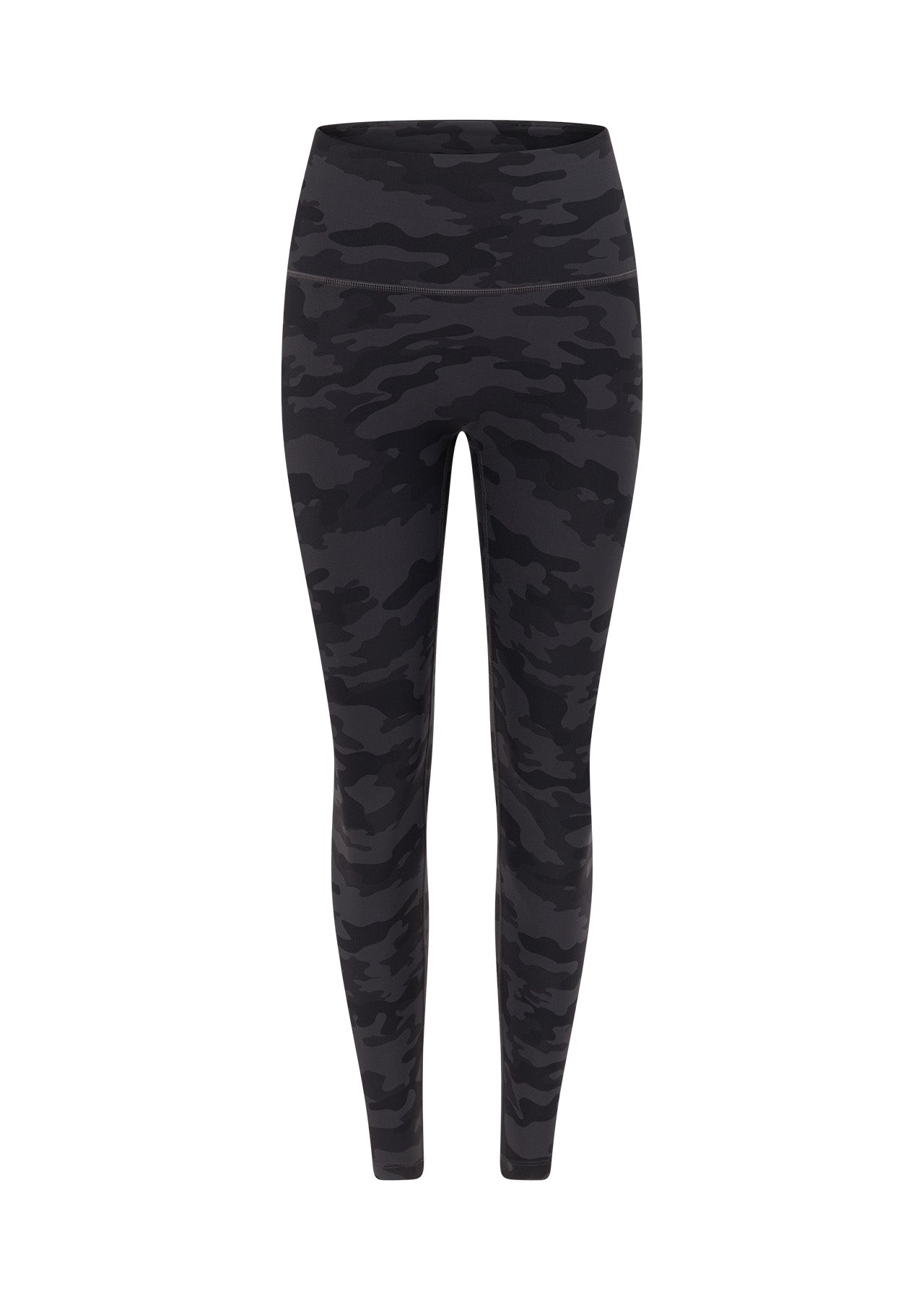 Lorna Jane Camo Ankle Biter Leggings - Black Camo Print
