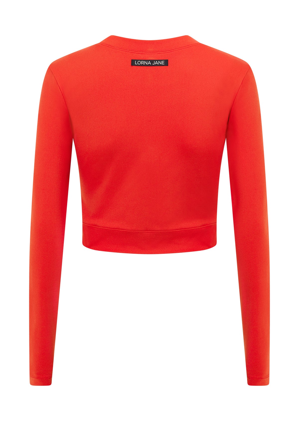 Lorna Jane Victorious Active Long Sleeve Top - Hot Tomato