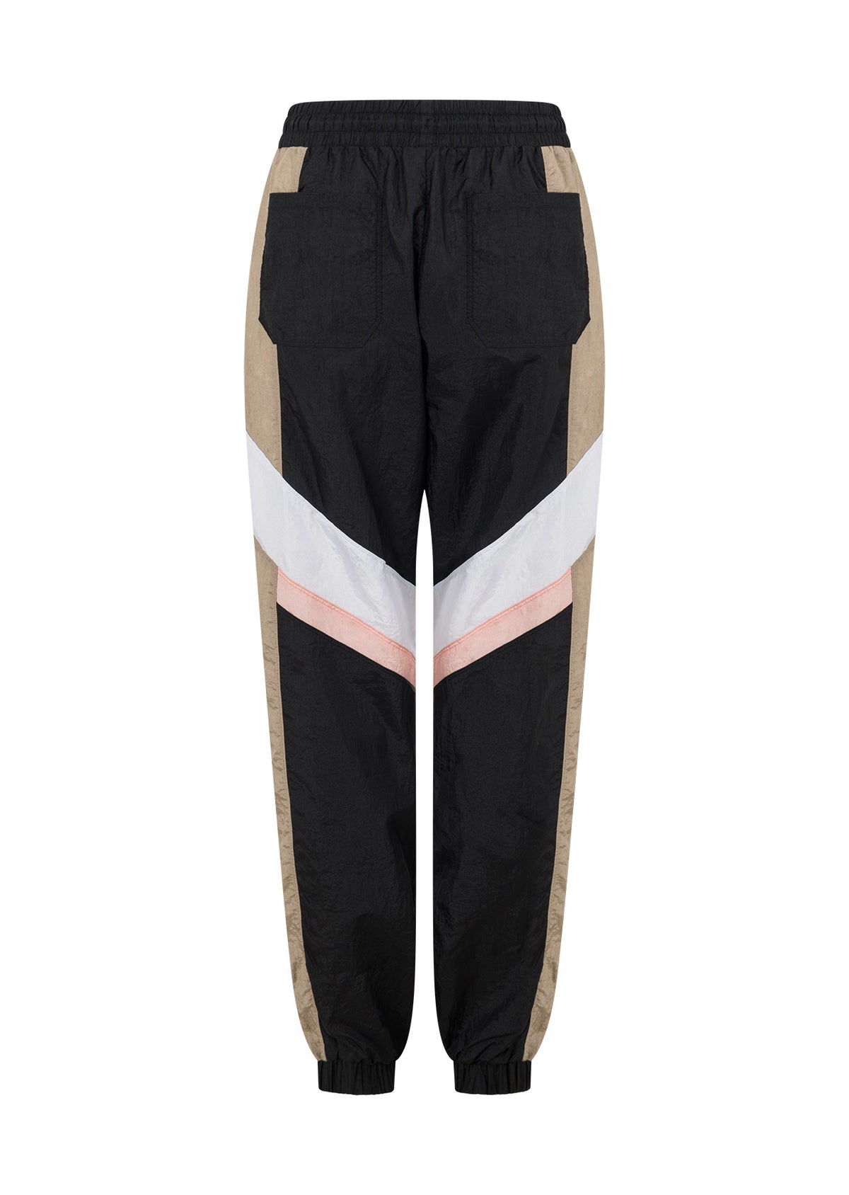 Lorna Jane Get Physical Colourblock Active Pants - Dark Off White Multi