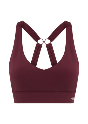 Lorna Jane Amy Sports Bra - Maroon