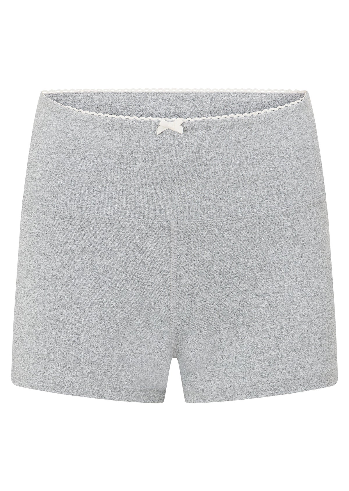Lorna Jane Rest Days Cheeky Bike Shorts - Grey Marl