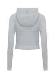 Lorna Jane Soft Touch Warm Up Jacket - Grey Marl