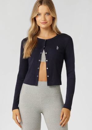Lorna Jane Love Story Cardigan - Midnight Blue