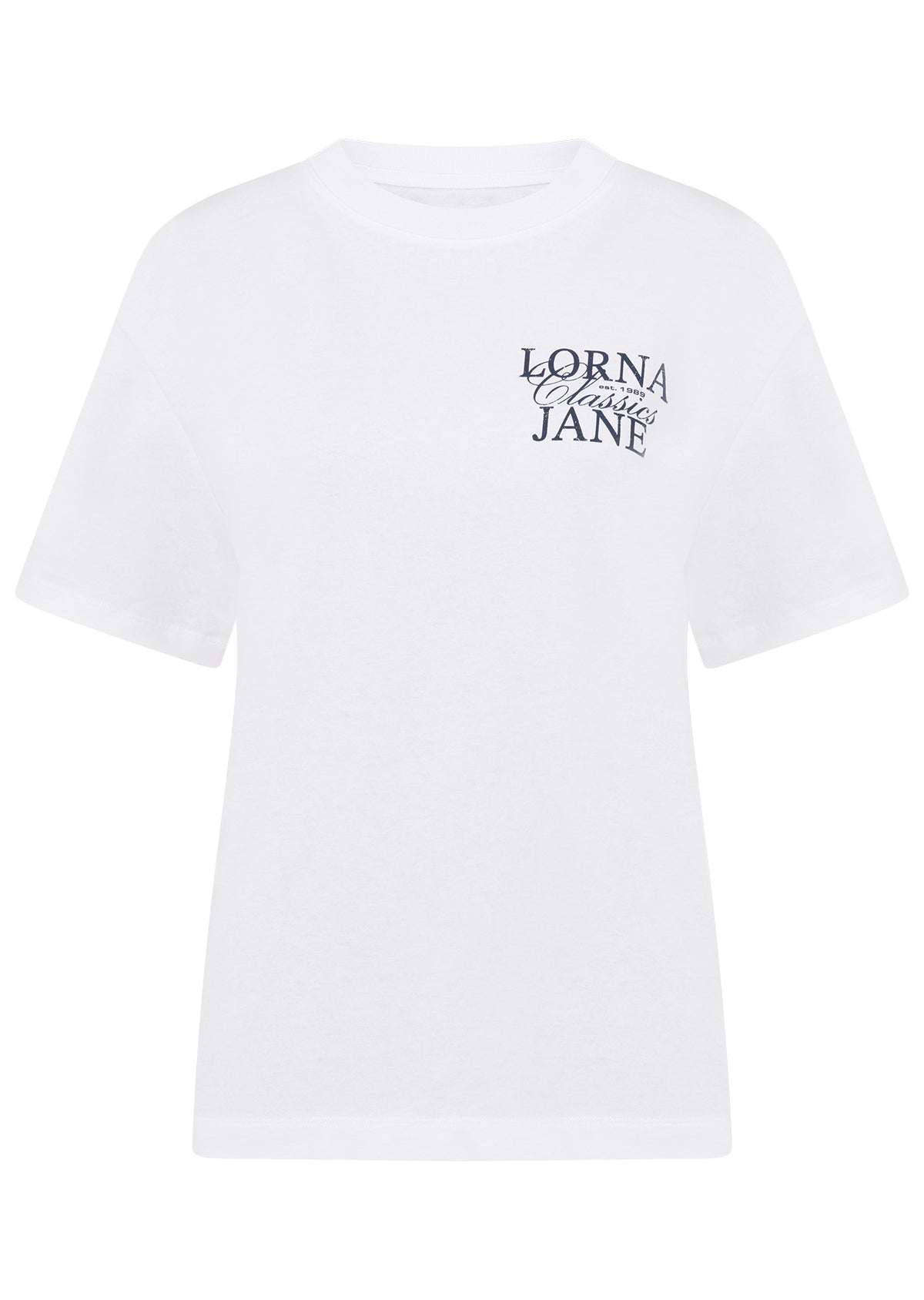 Lorna Jane Sprint Classic Fit T-Shirt - White