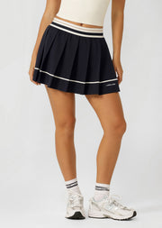 Lorna Jane Horizon Swing Pleat Skort - Midnight Blue