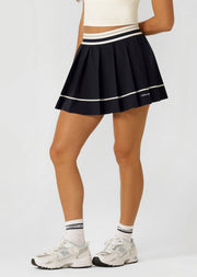 Lorna Jane Horizon Swing Pleat Skort - Midnight Blue