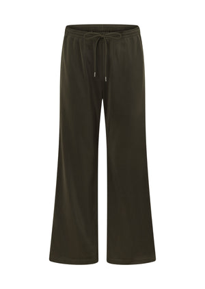 Lorna Jane Retro Snap Pants - Dark Khaki Haze