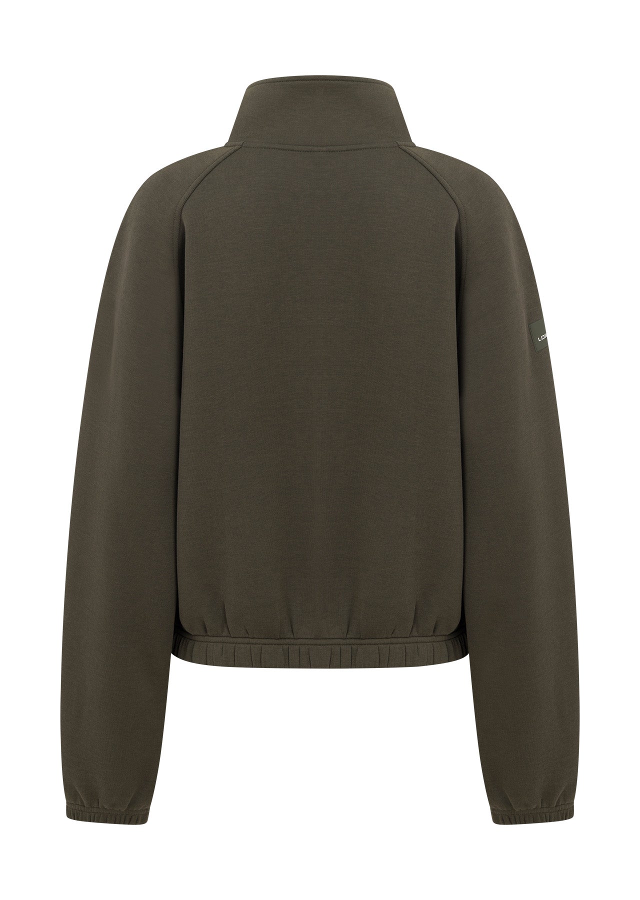 Lorna Jane Team Player Quarter Zip Sweat - Dark Khaki Haze