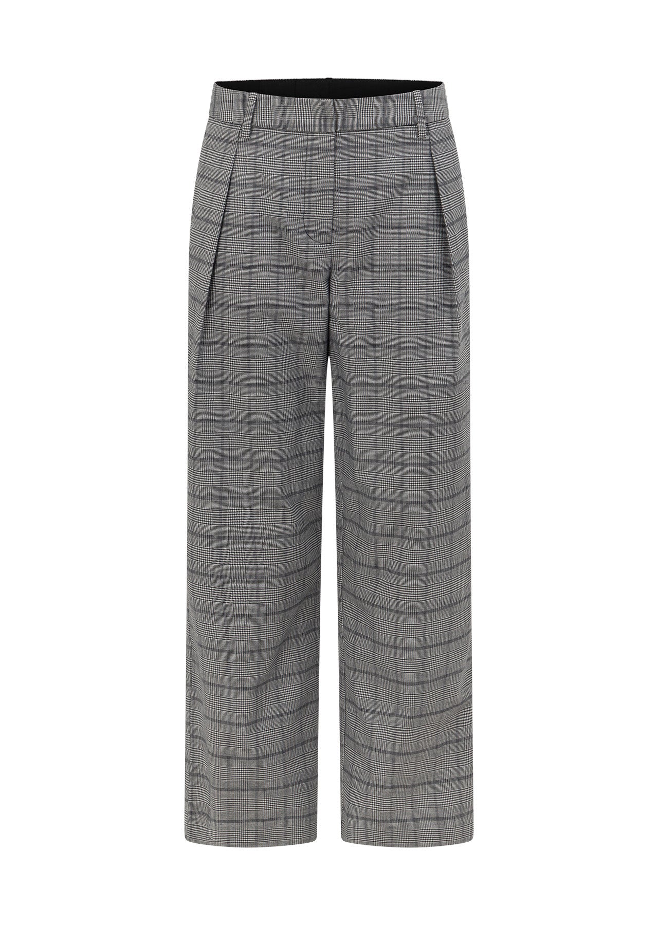 Lorna Jane Studio Tailored Pants - Grey Mini Check