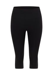 Lorna Jane Irresistible Rib Capri Leggings - Black