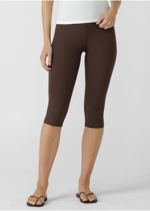 Lorna Jane Irresistible Rib Capri Leggings - Volcano
