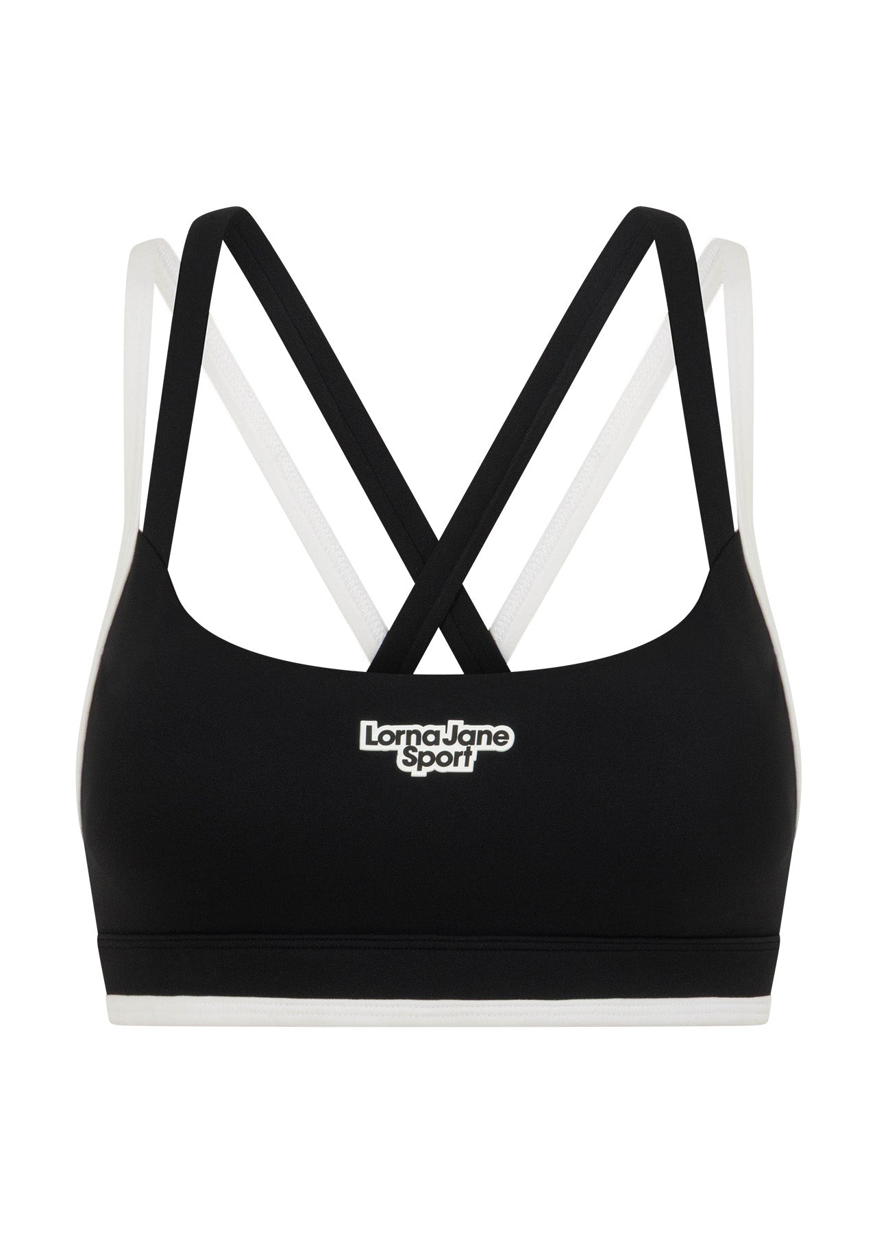 Lorna Jane Sprint To Finish Sports Bra - Black