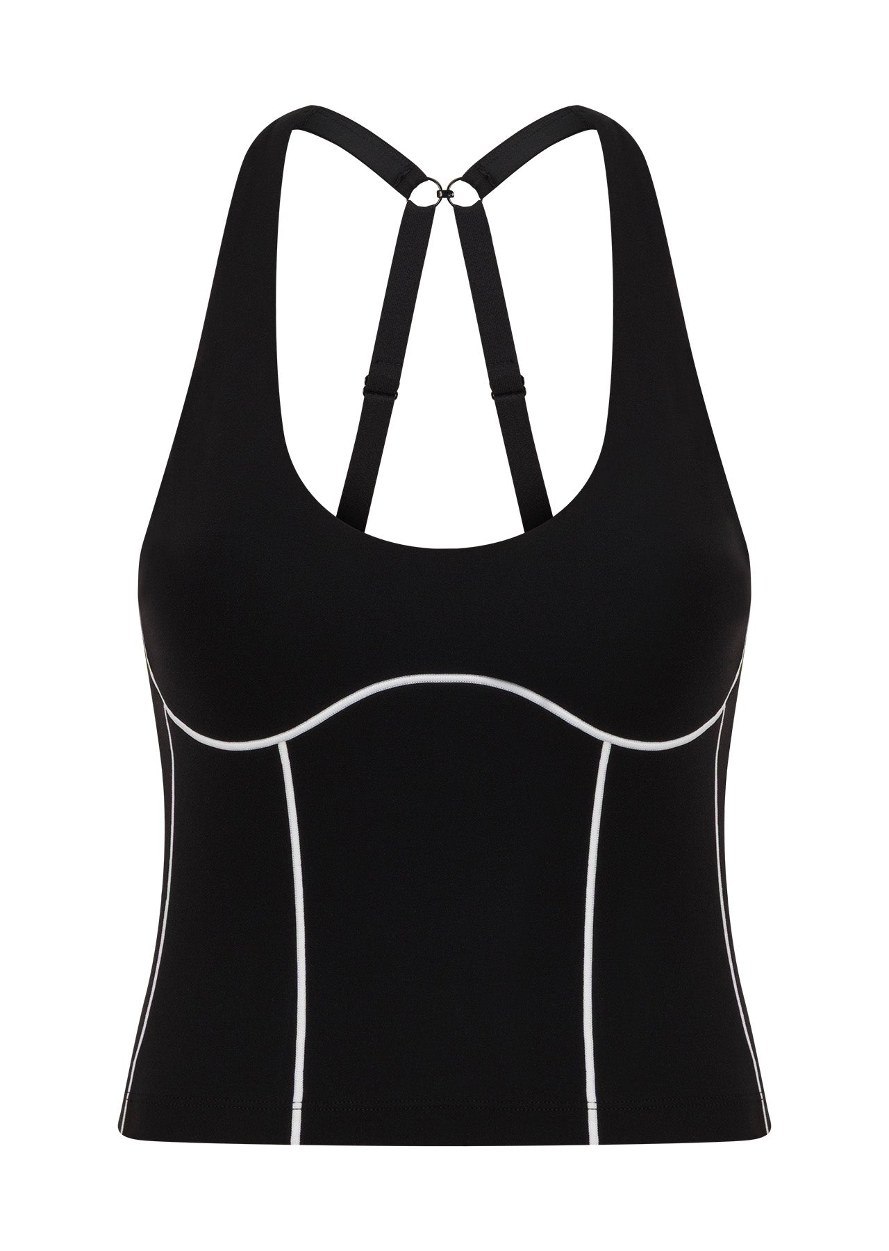 Lorna Jane Total Eclipse Bra Tank Combo - Black