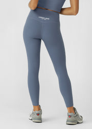 Lorna Jane Training Day Rib Ankle Biter Leggings - Powder Grey