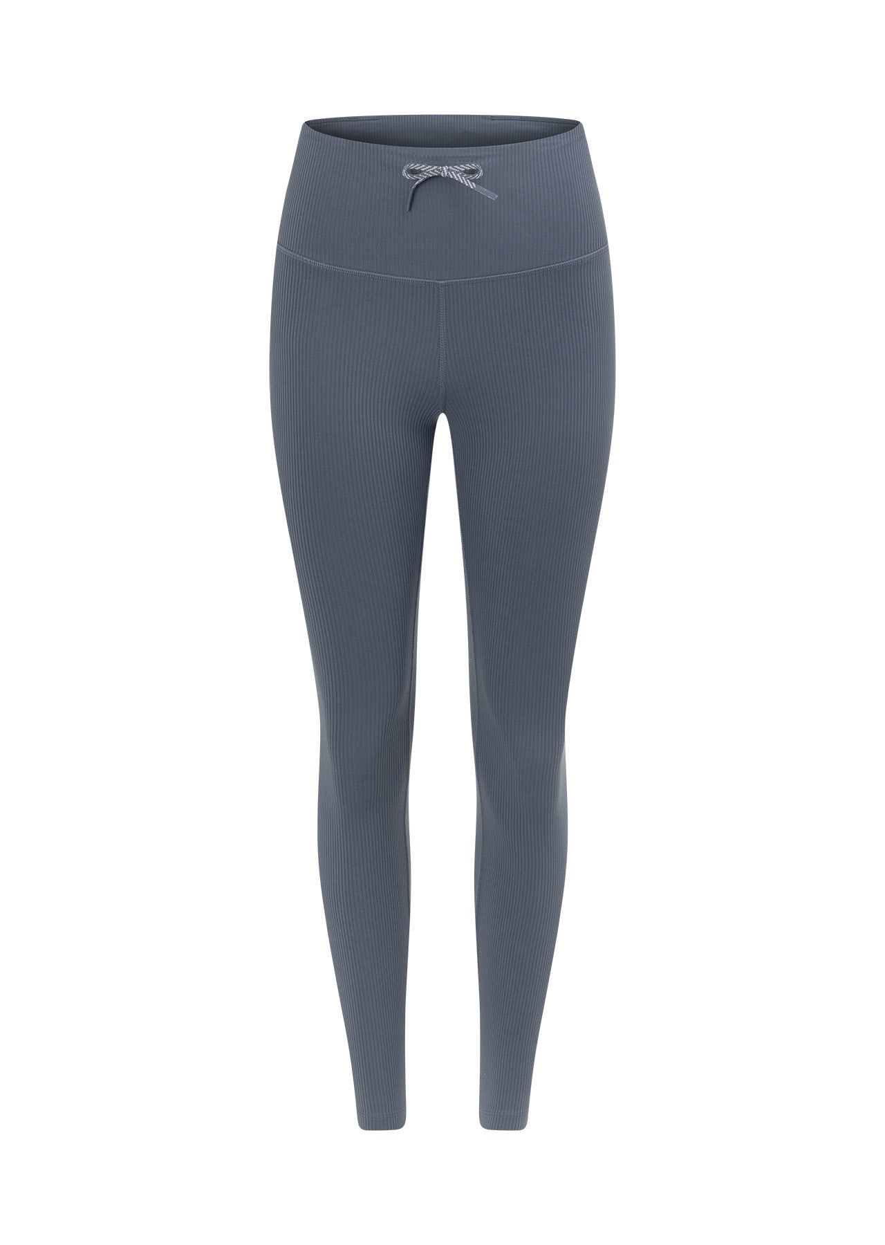 Lorna Jane Training Day Rib Ankle Biter Leggings - Powder Grey